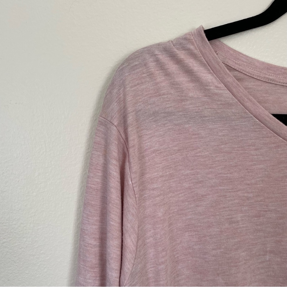 Faded Glory | Pink Hi Low Long Sleeve Tee | Size Small - Picture 4 of 13